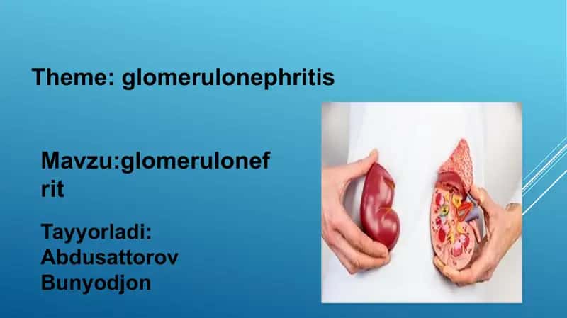 Glomerulonefrit
