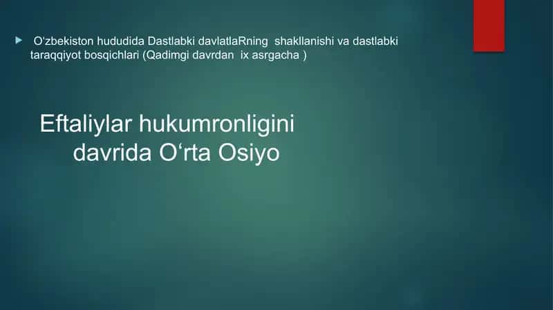 Eftaliylar davri