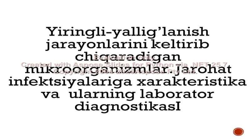 Mikrobiologiya laboratoriyalari uchun laboratoriyalarda yo‘qotuvchi vositalar