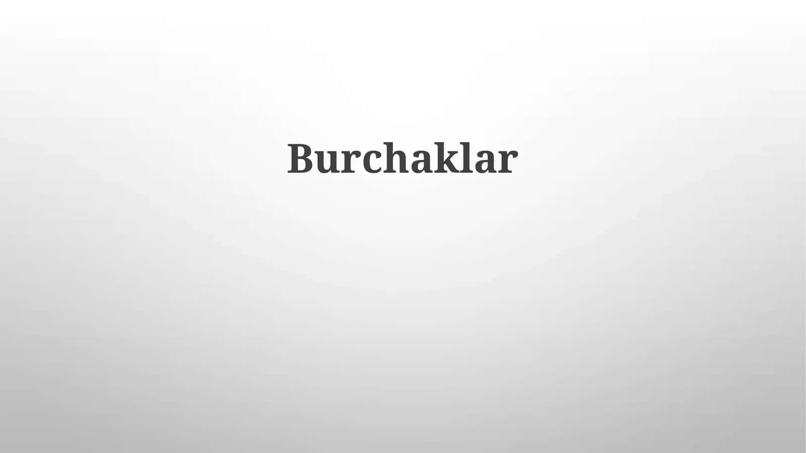 Burchaklar