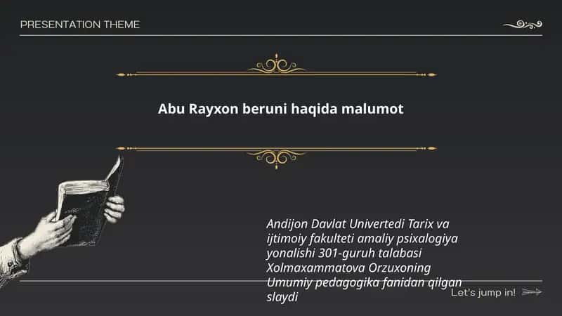 Abu Rayxon beruni haqida malumot