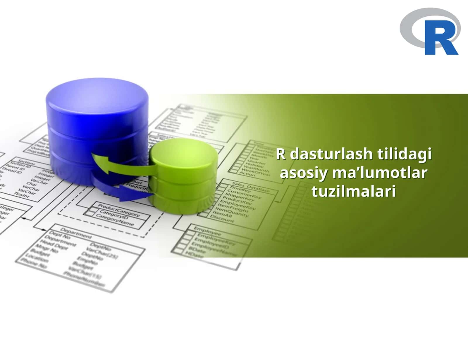 Rdasturlashtilidagiasosiyma’lumotlartuzilmalari
