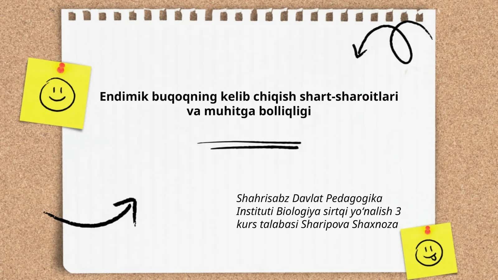 Endimik buqoqning kelib chiqish shart-sharoitlari va muhitga bolliqligi
