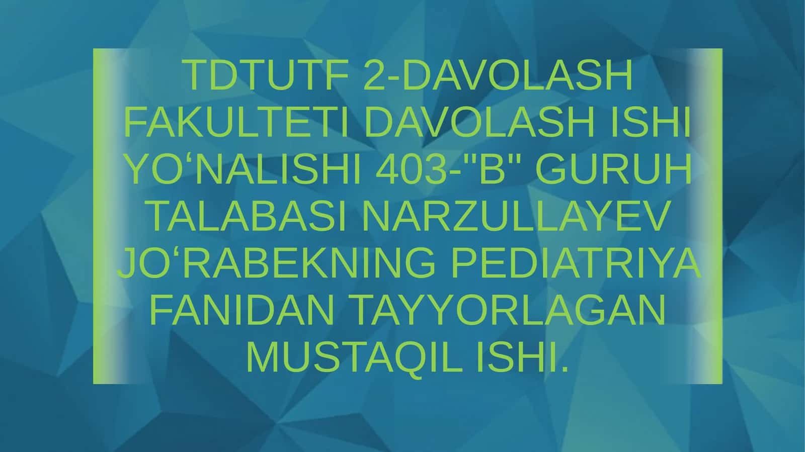 O't yoʻllari diskenezi
