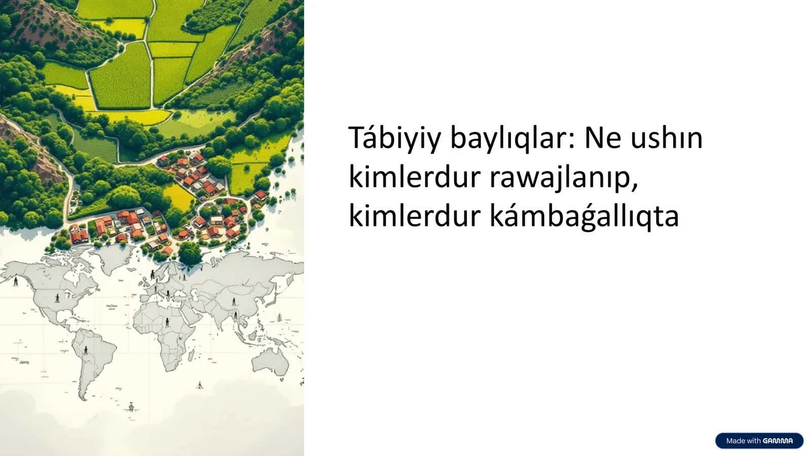 Tábiyiybaylıqlar: Neushınkimlerdurrawajlanıp,kimlerdurkámbaǵallıqta