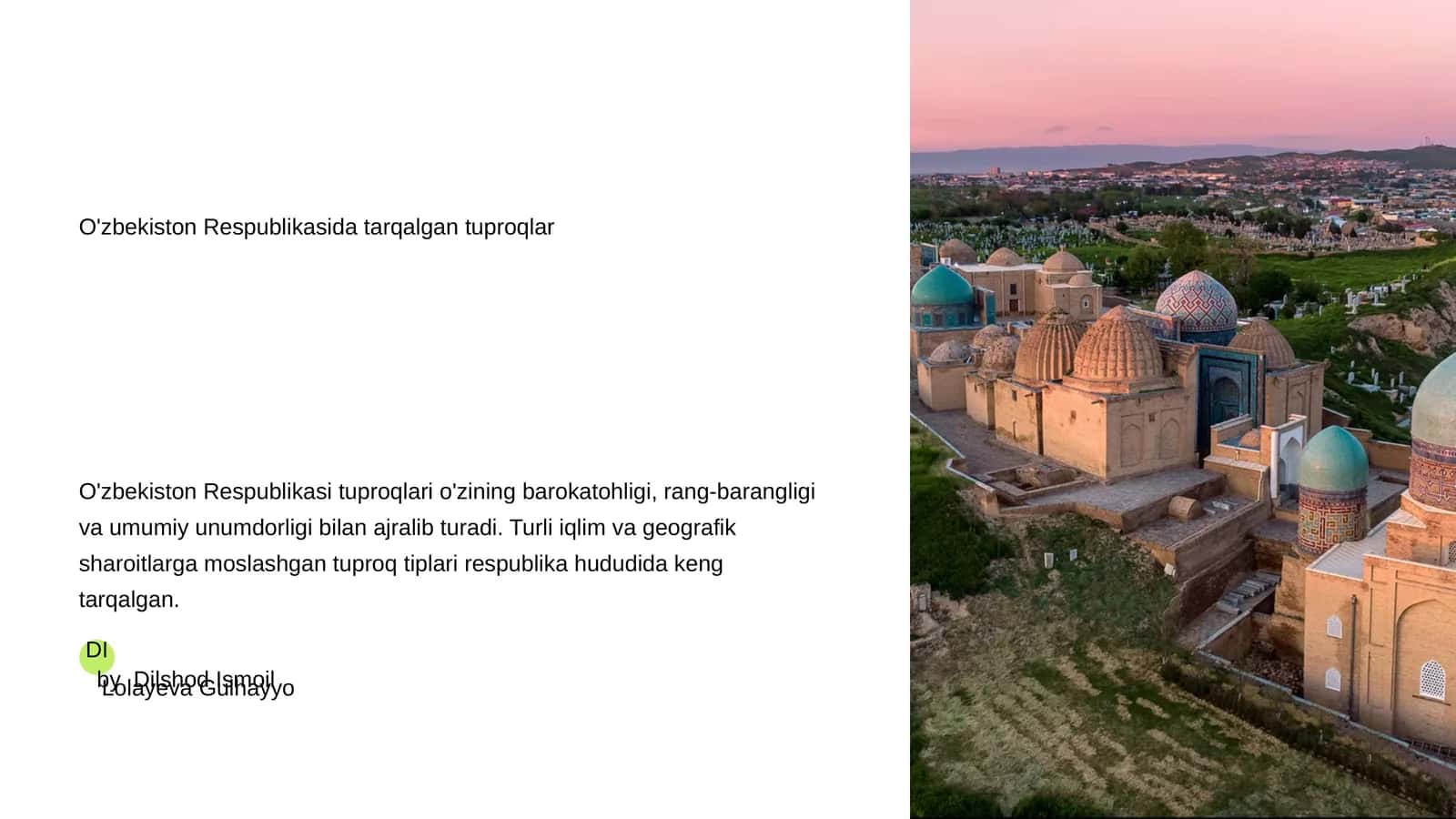 Turli tuproq tiplari