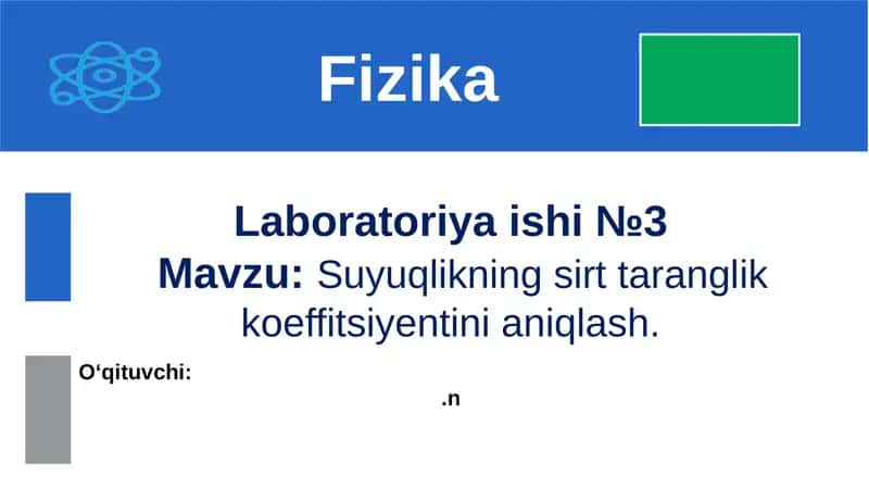 Laboratoriya ishi №3