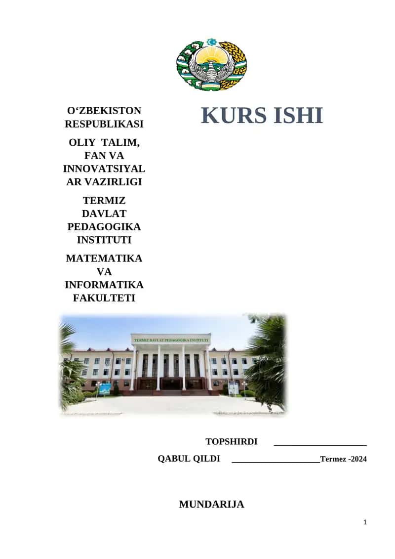 KOMPYUTER GRAFIKASI VA WEB DIZAYN