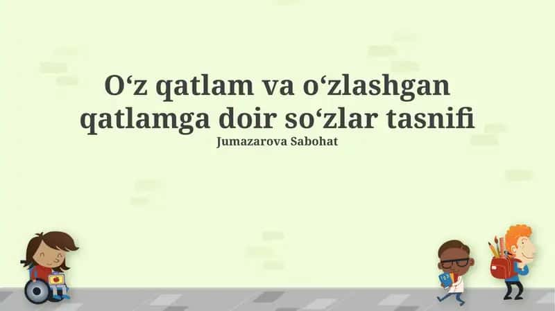 Tub va O'zlashma So'zlar: Asosiy Tushunchalar va Tasniflash