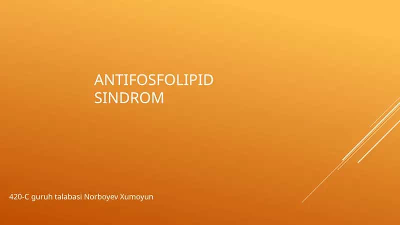 Antifosfolipidsindrom