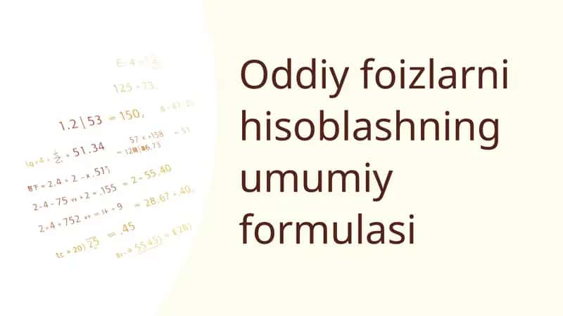 Oddiy foizlar