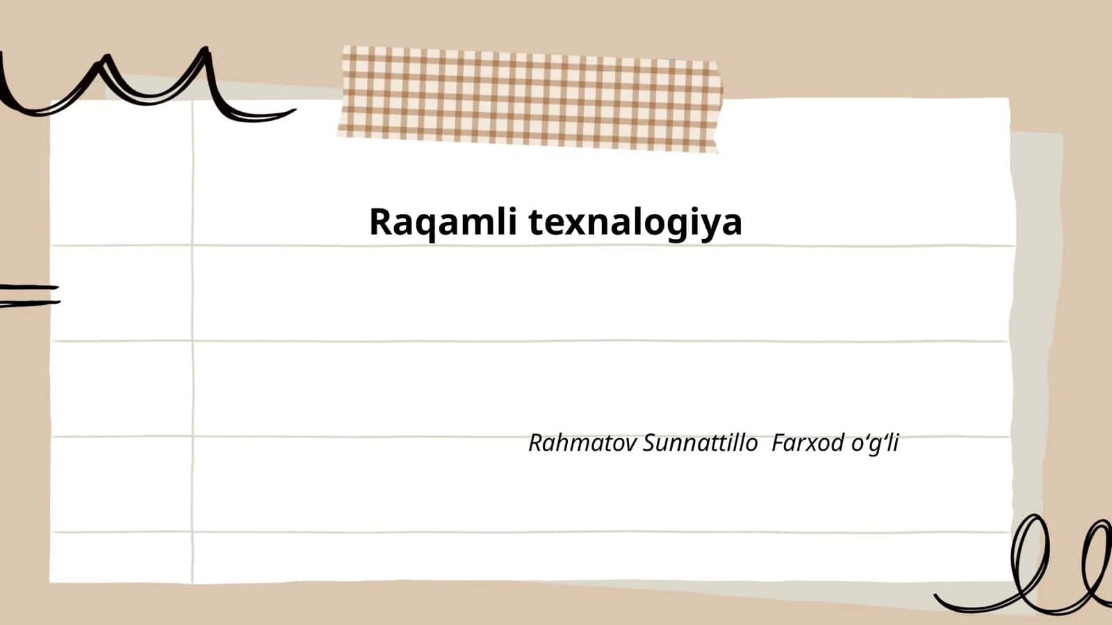 Raqamli iqtisodiyot
