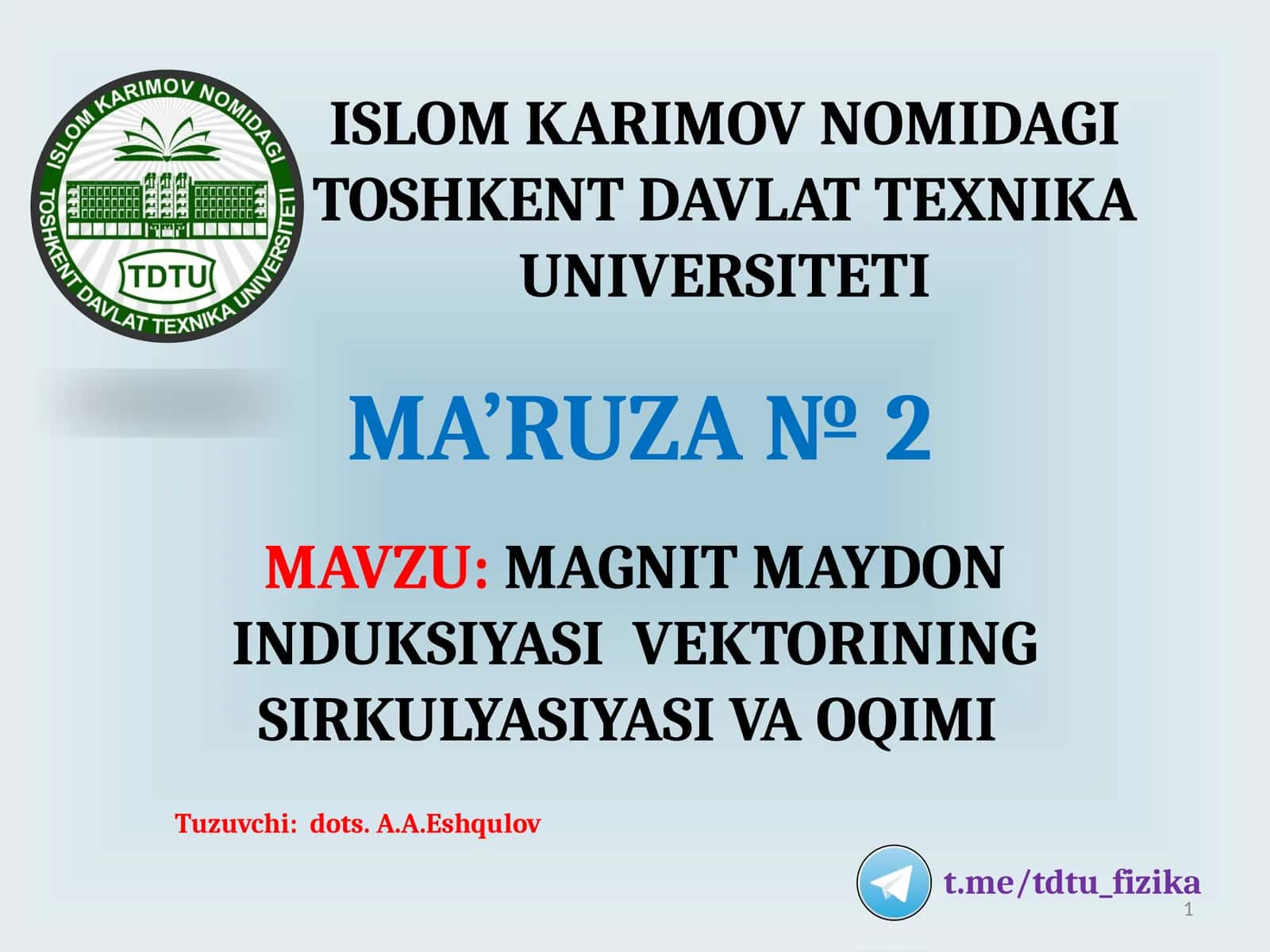 Magnit maydon induksiyasi vektorining oqimi