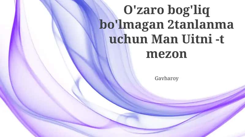 Man Uitni -t mezon Gavharoy