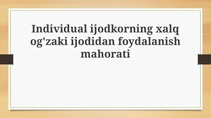 Folklor san'ati
