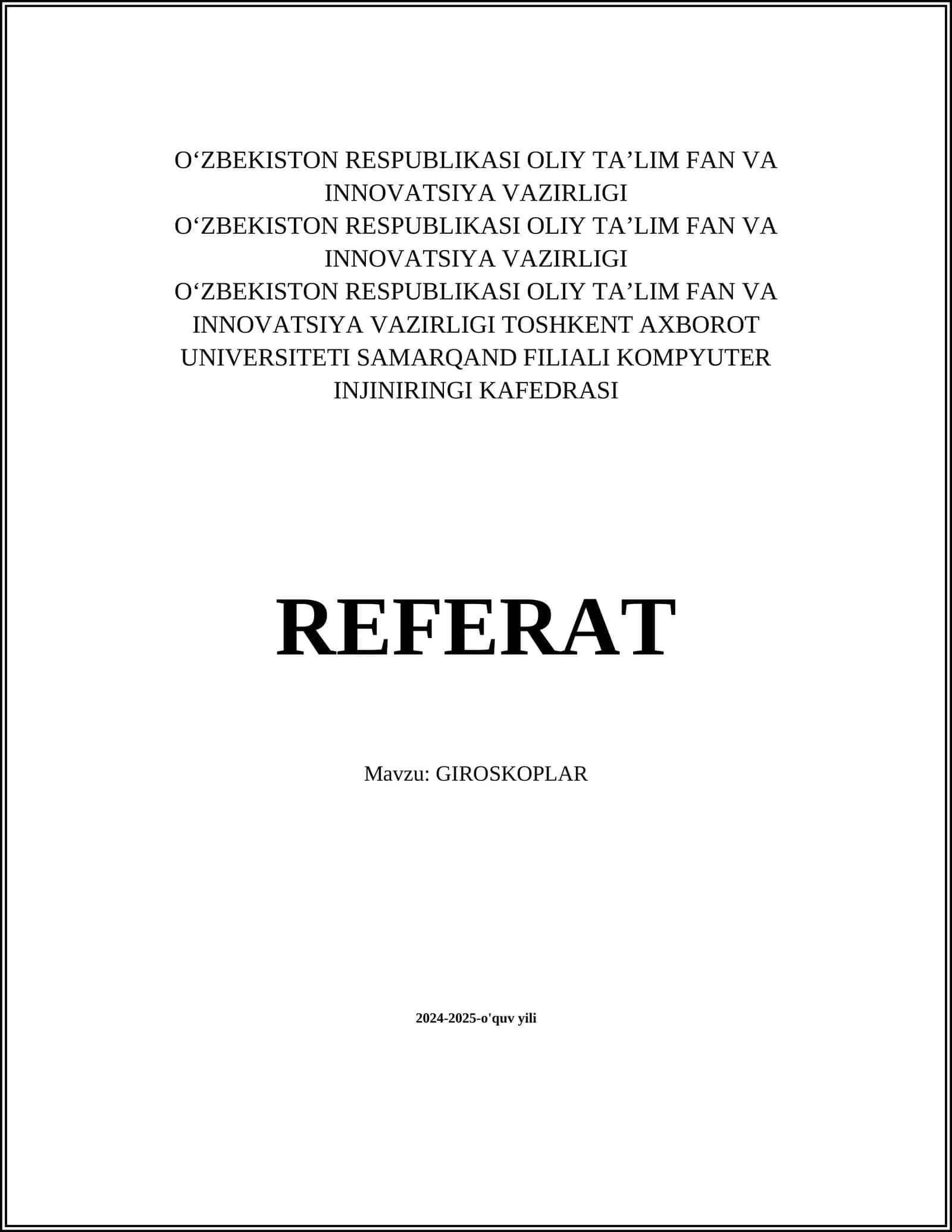 GIROSKOPLAR