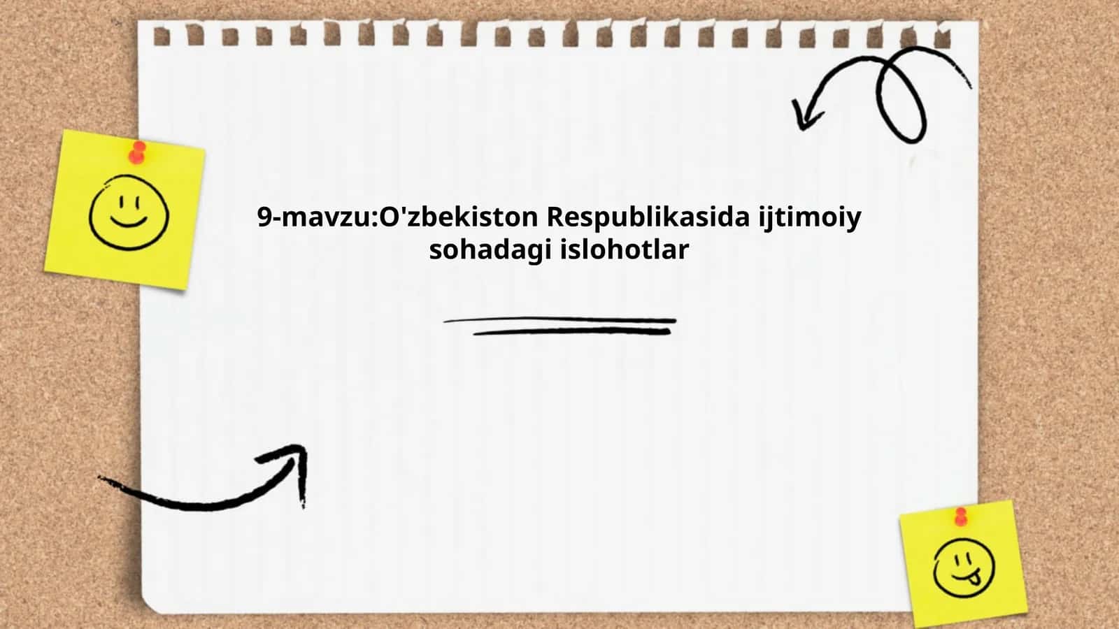 O'zbekiston Respublikasida ijtimoiy sohadagi islohotlar