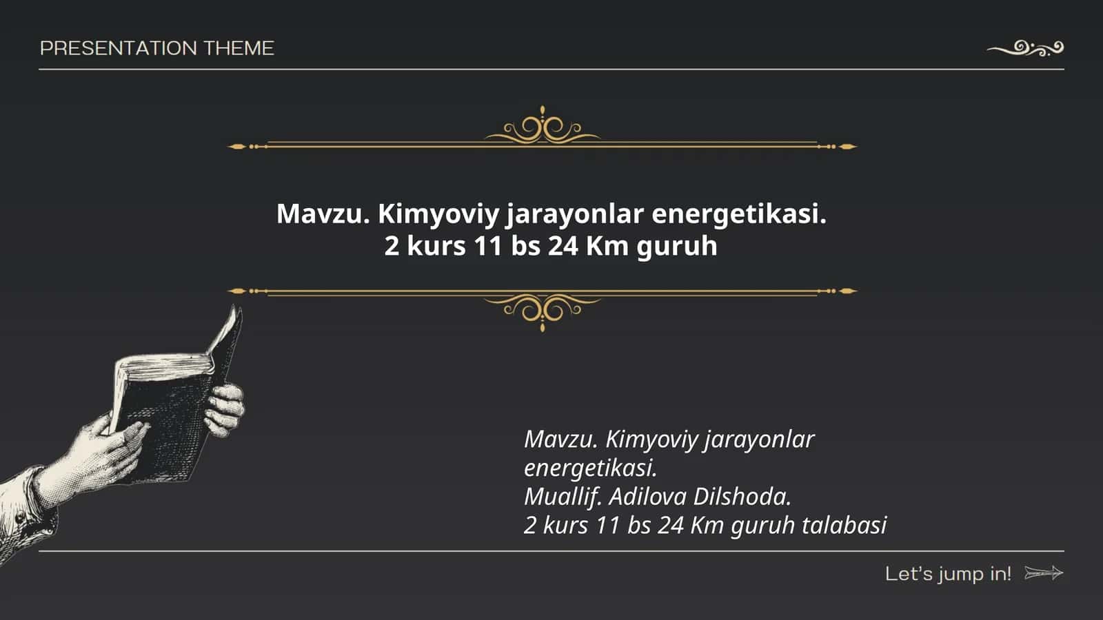 Kimyoviy jarayonlar energetikasi