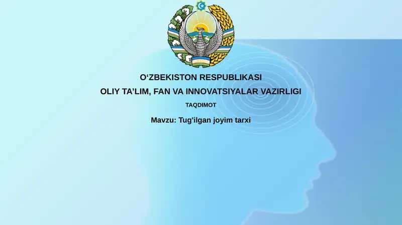 Tug'ilgan joyim tarxi