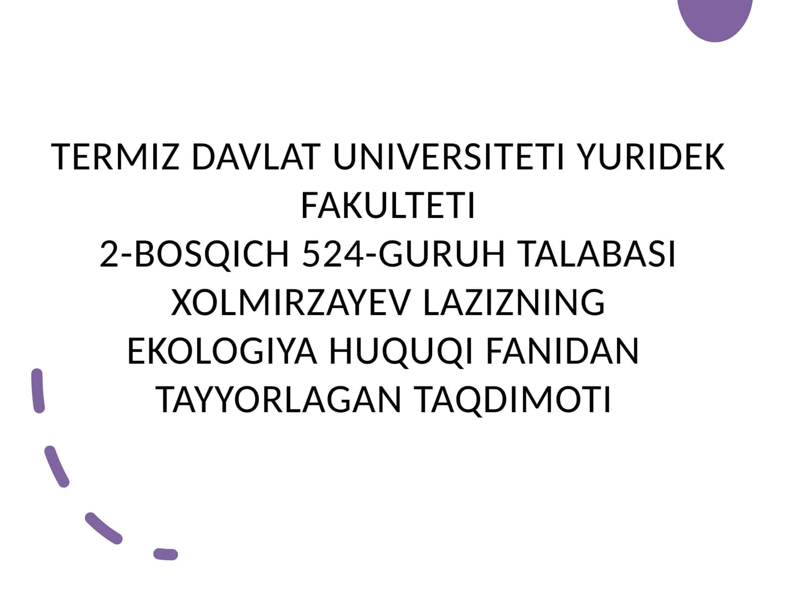 Yer va suvdan foydalanish va muhofaza qilishni huquqiy tartibi