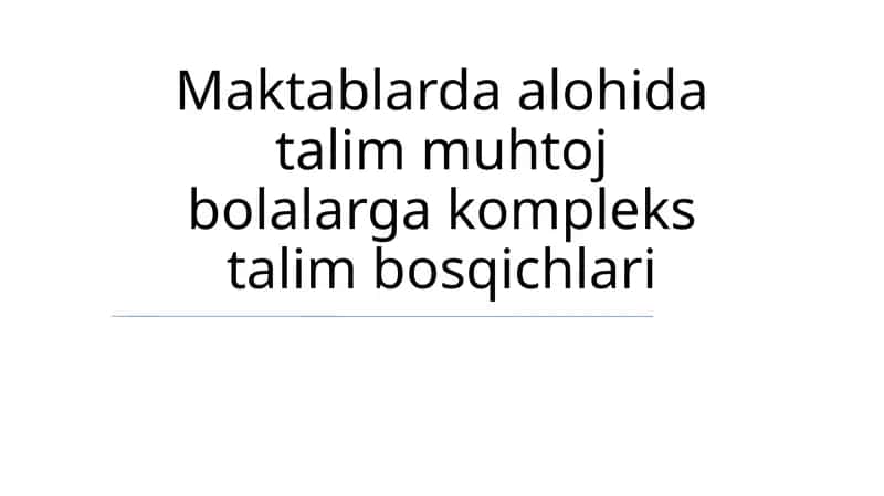 Inklyuziv Sinf Strategiyalari