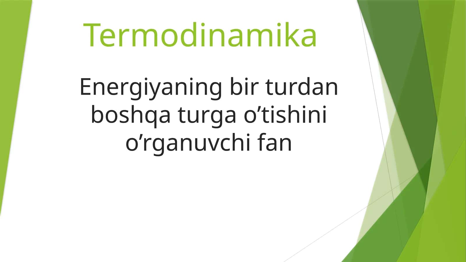 Termodinamika