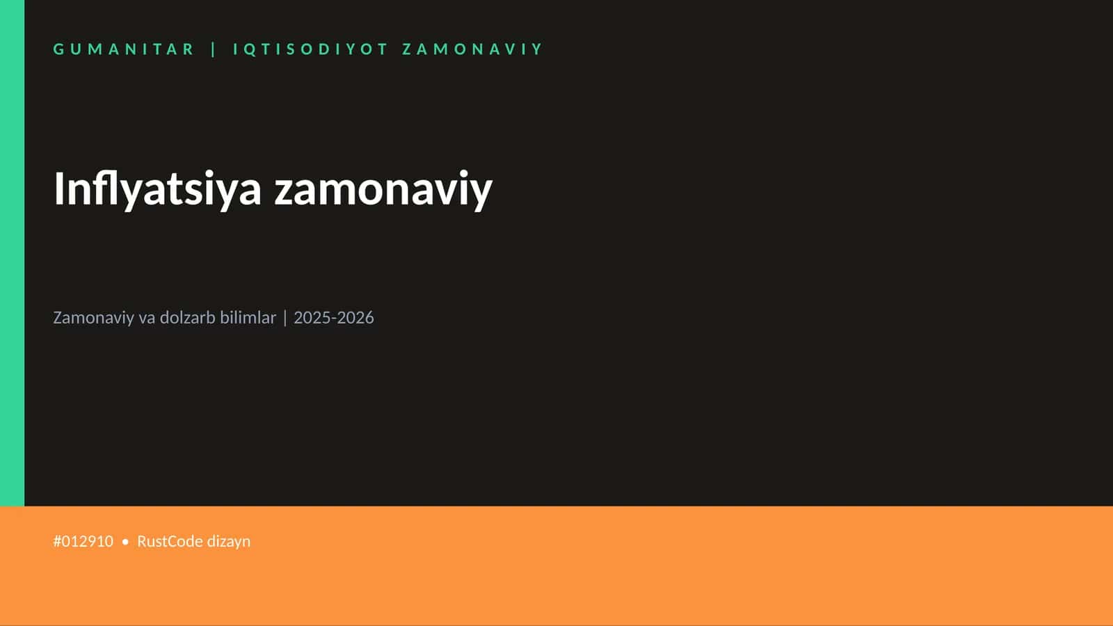 Inflyatsiya zamonaviy
