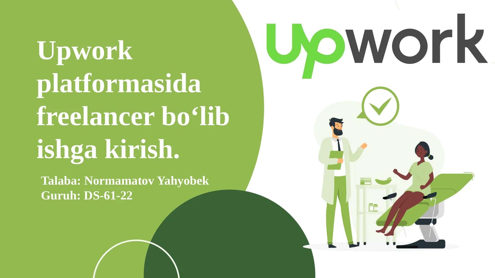 Upwork bo'yicha to'liq tushuntirish