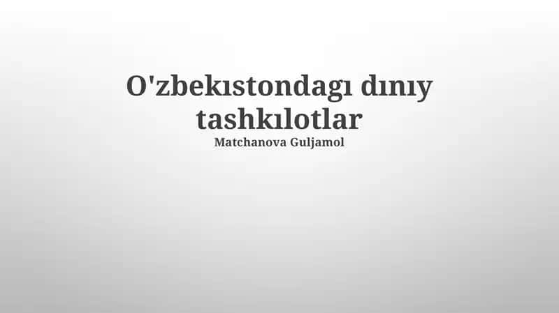 Diniy erkinlik va davlat siyosati