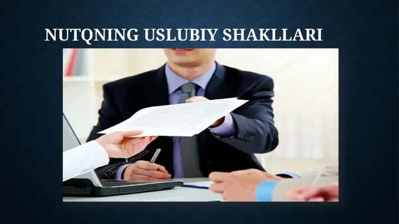 NUTQNING USLUBIY SHAKLLARI