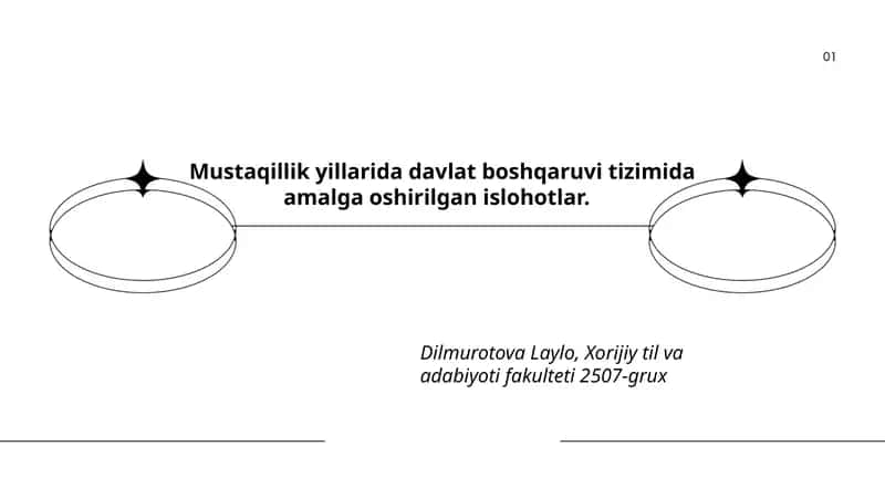 Konstitutsiyaviy islohotlar va davlat boshqaruvi institutlarining qayta shakllantirilishi