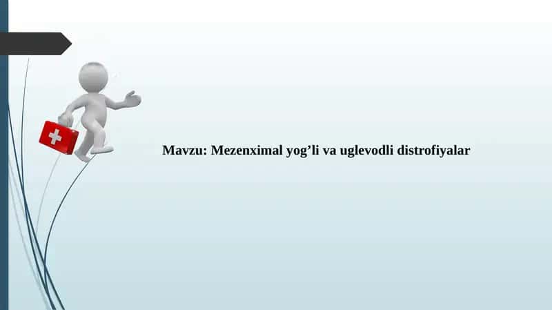 Yog' va uglevodli distrofiyalar