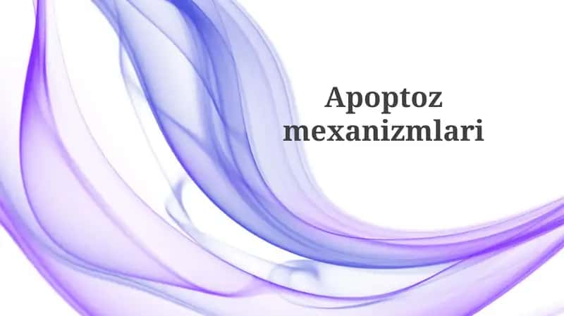 Apoptozmexanizmlari