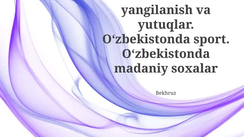 O'zbekistonda sport