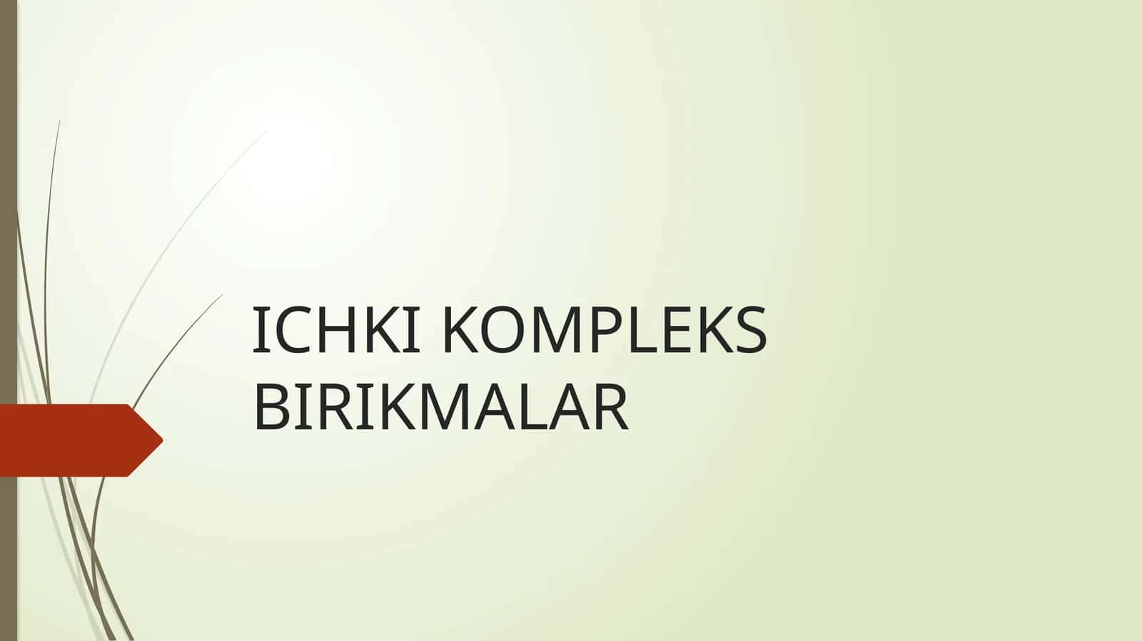 Ichki kompleks birikmalar