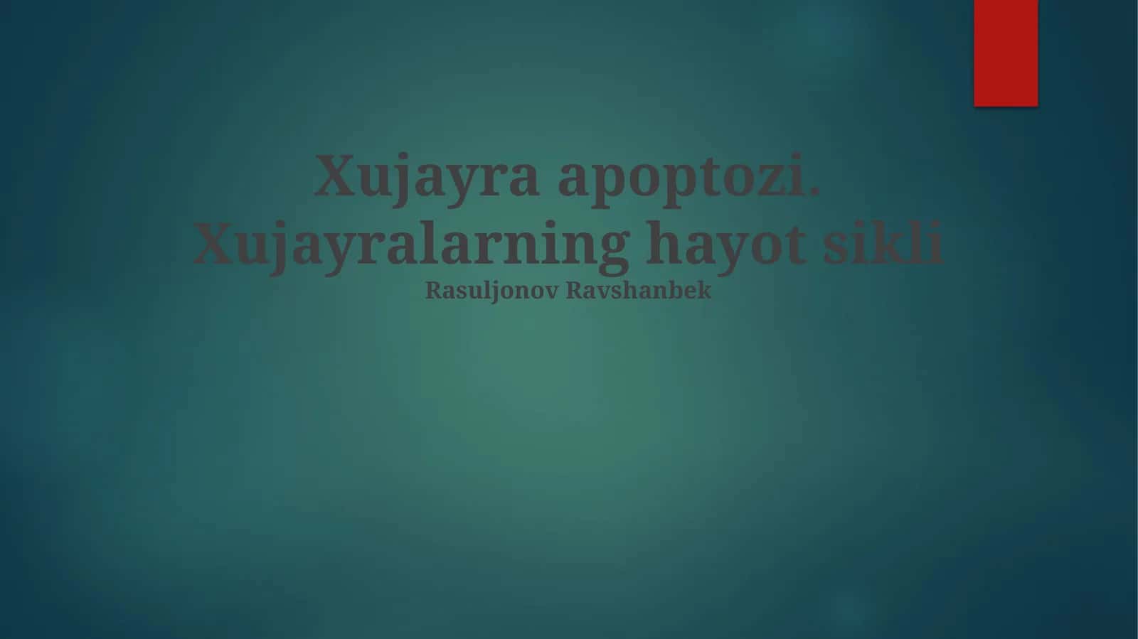 Hujayra apoptozi