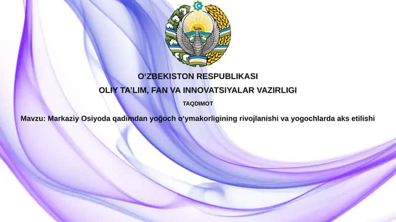 Yog'och o'ymakorligi rivojlanishi