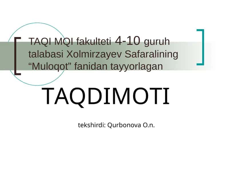 ALISHER NAVOIYNING HAYOTI VA IJODI