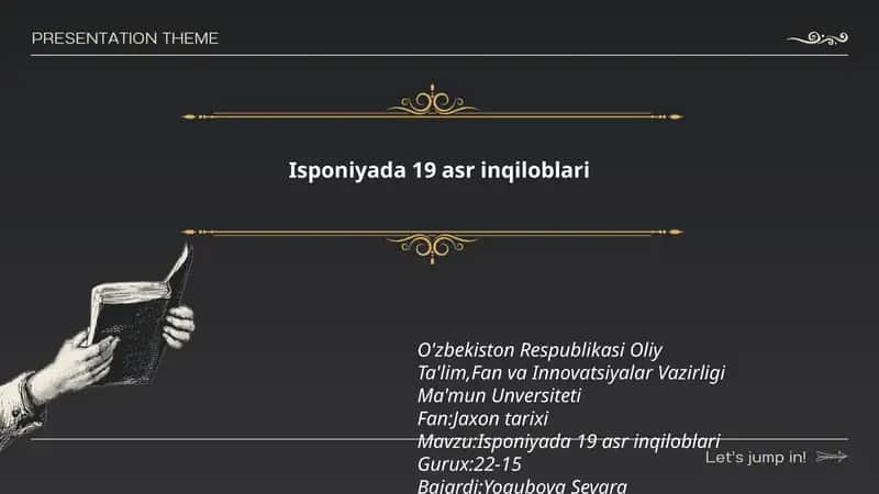 Isponiyada 19 asr inqiloblari