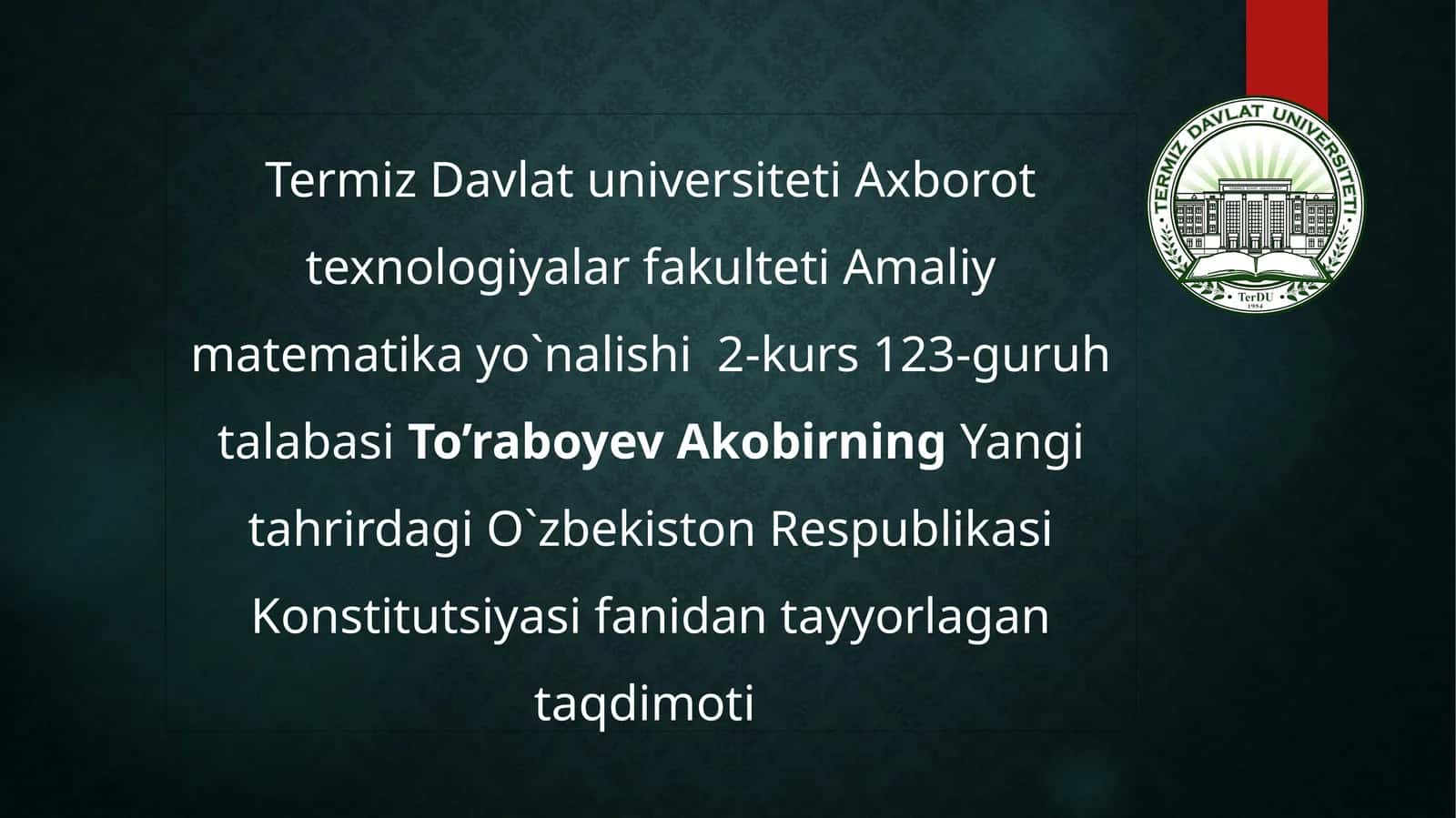 Mahalliy davlat hokimiyati organlari tizimi va vazifasi