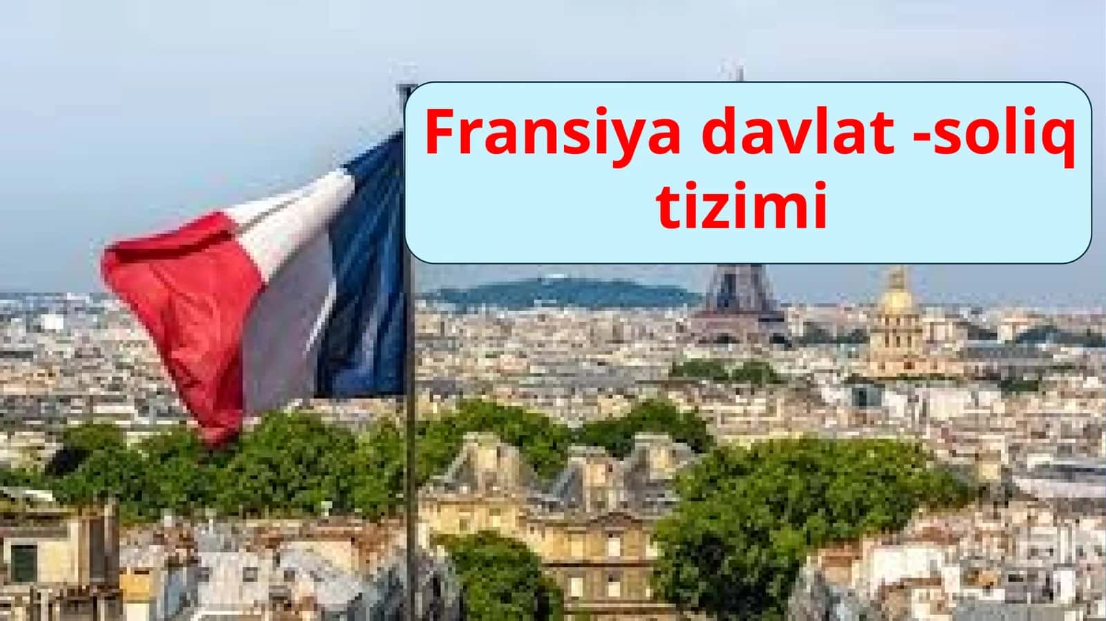 Fransiya davlatining soliq tizimi (tayyor prezentatsiya PPTX)