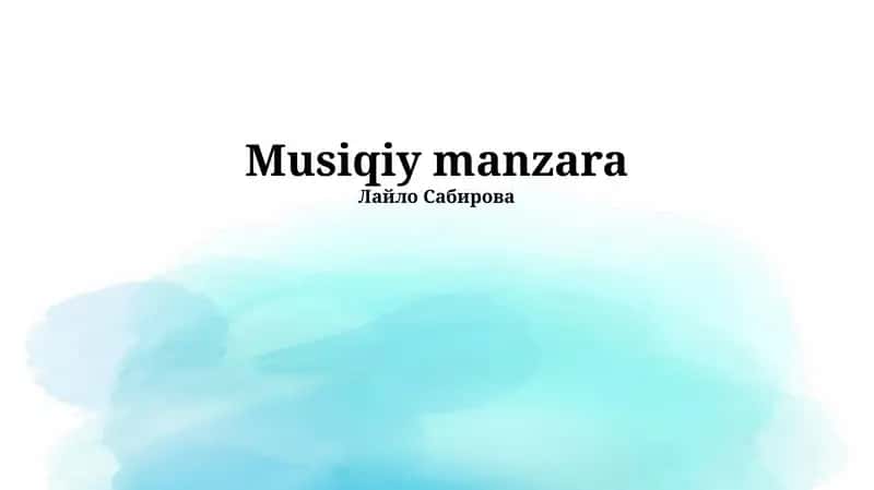 Musiqiy manzara