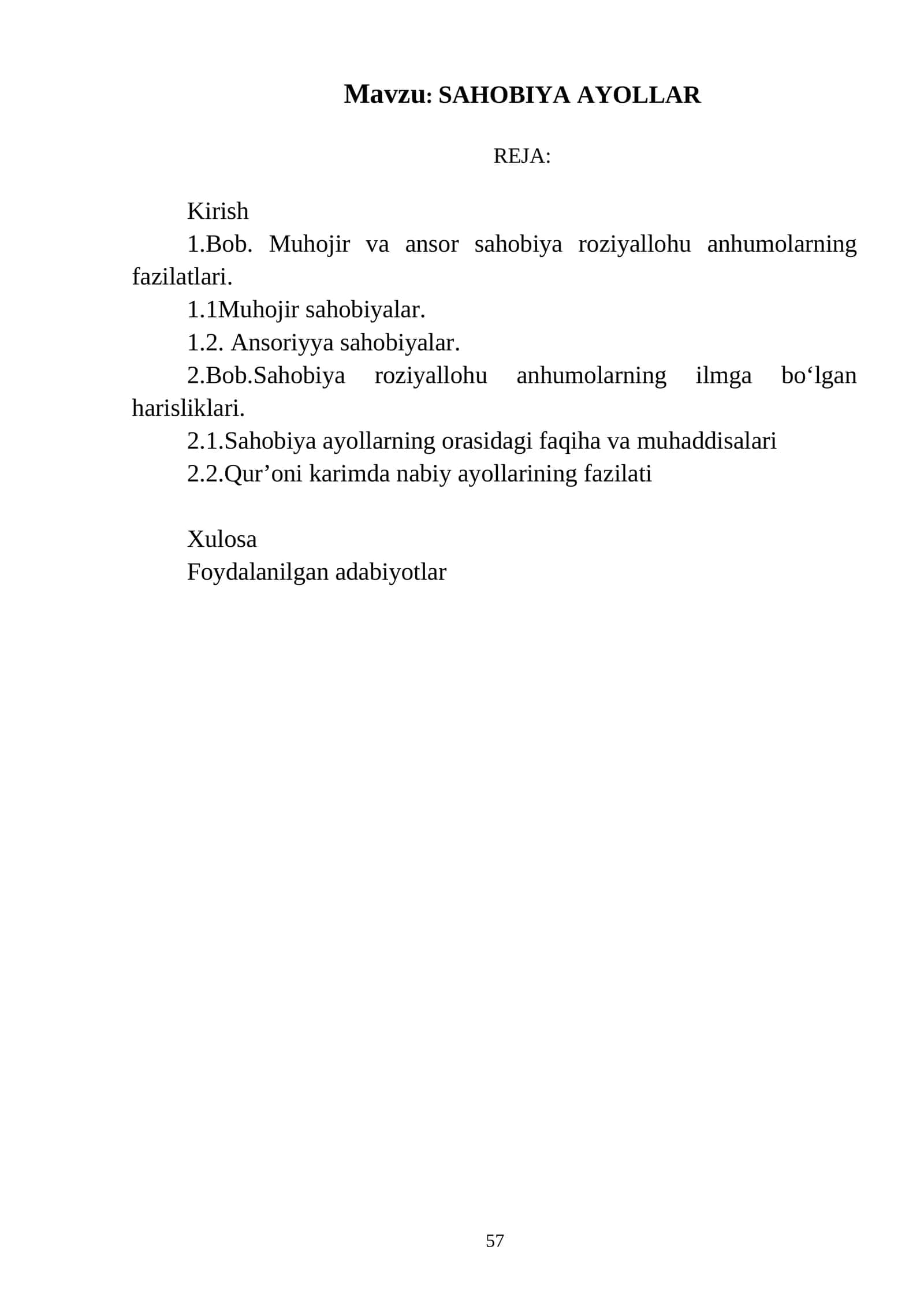 SAHOBIYA AYOLLAR