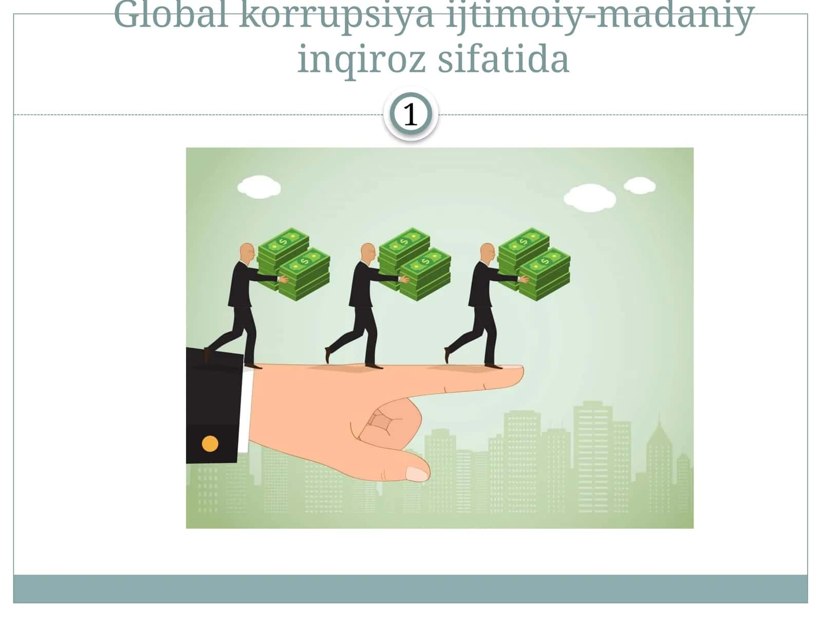 Global korrupsiya ijtimoiy-madaniy inqiroz sifatida