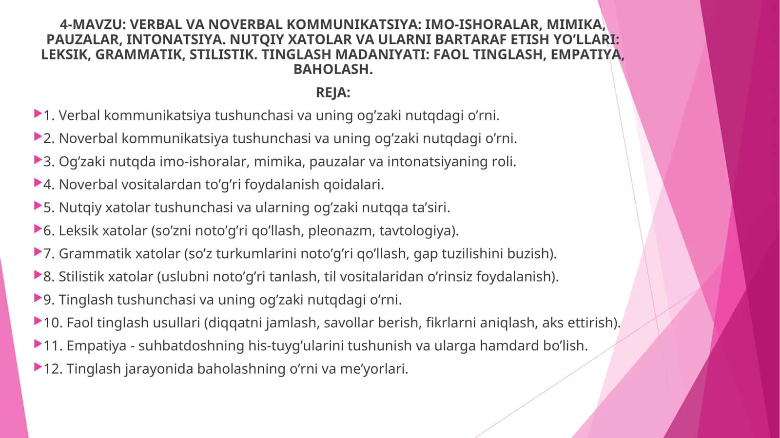 Nutqiy Kommunikatsiya