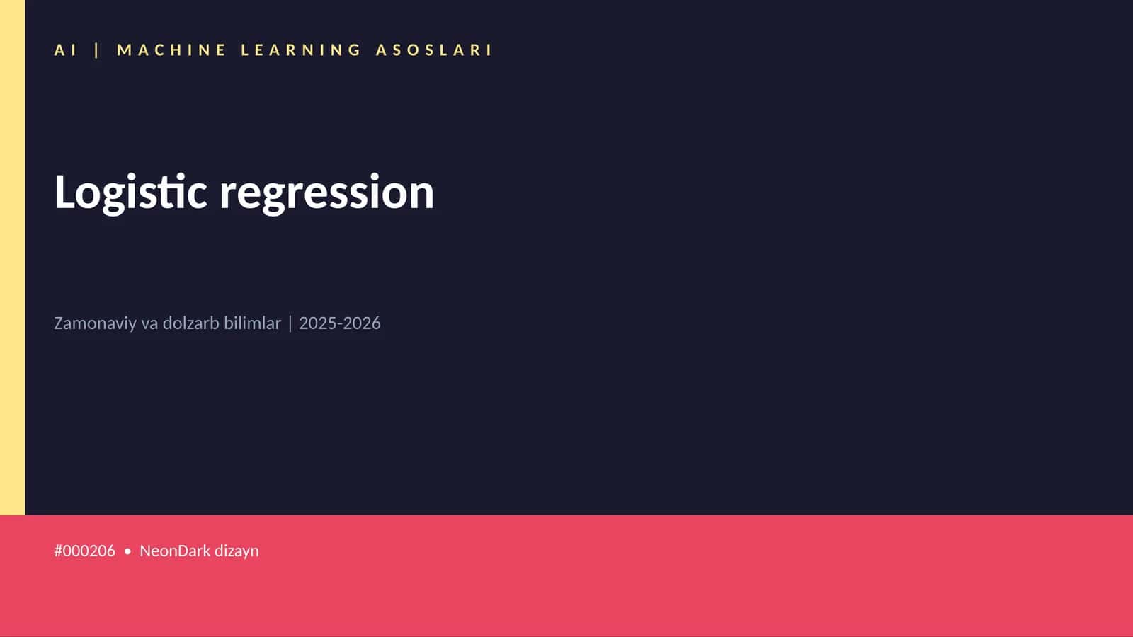 Logistic regression