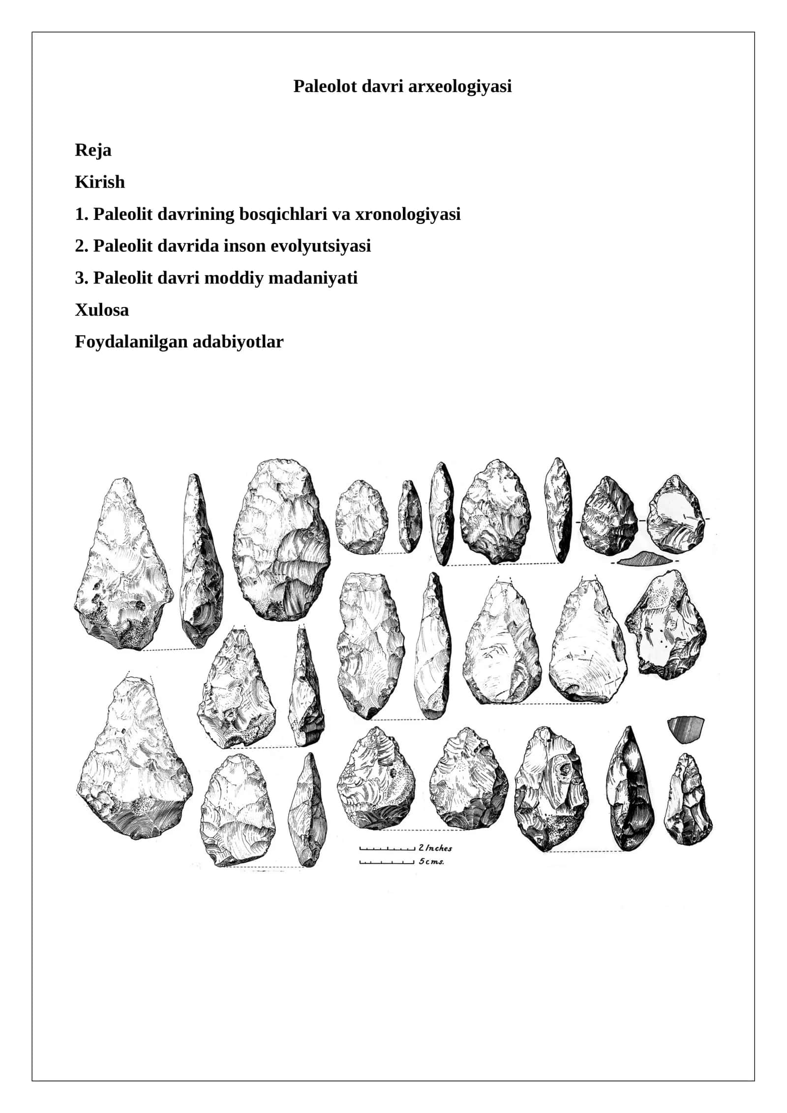 Paleolot davri arxeologiyasi