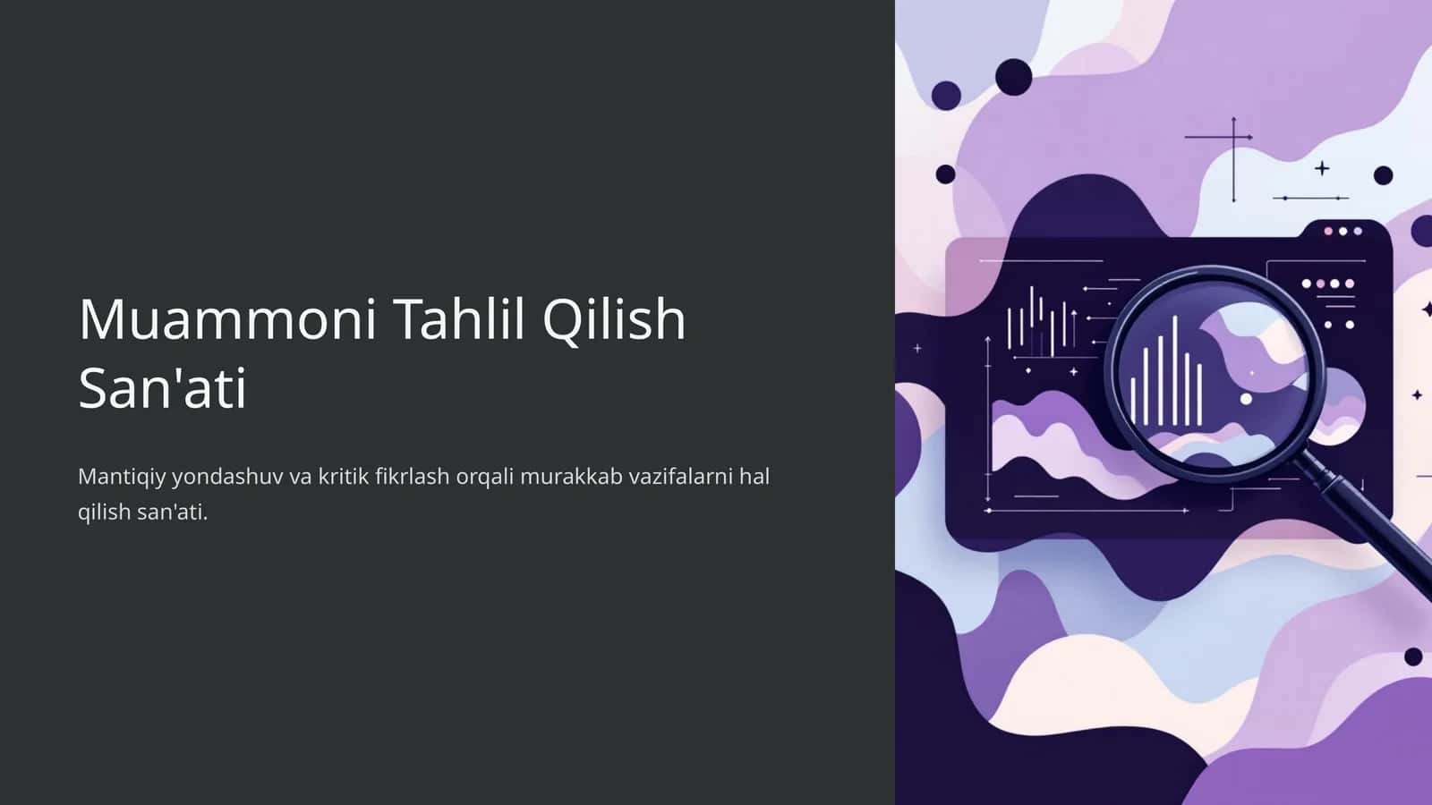 Muammoni Tahlil Qilish San'ati