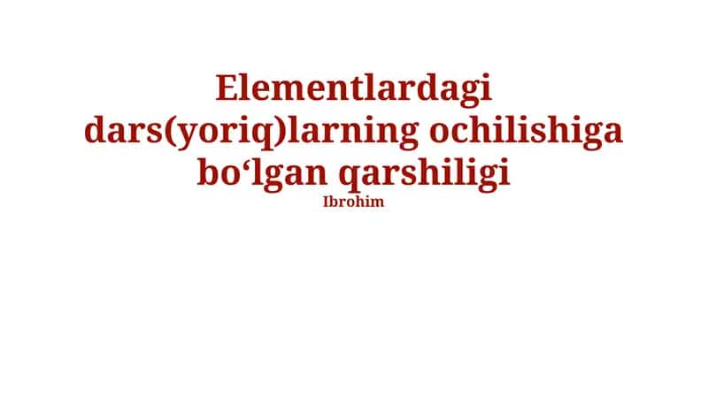 Materiallar va ularning yoriqlarga qarshilik ko'rsatish xususiyatlari
