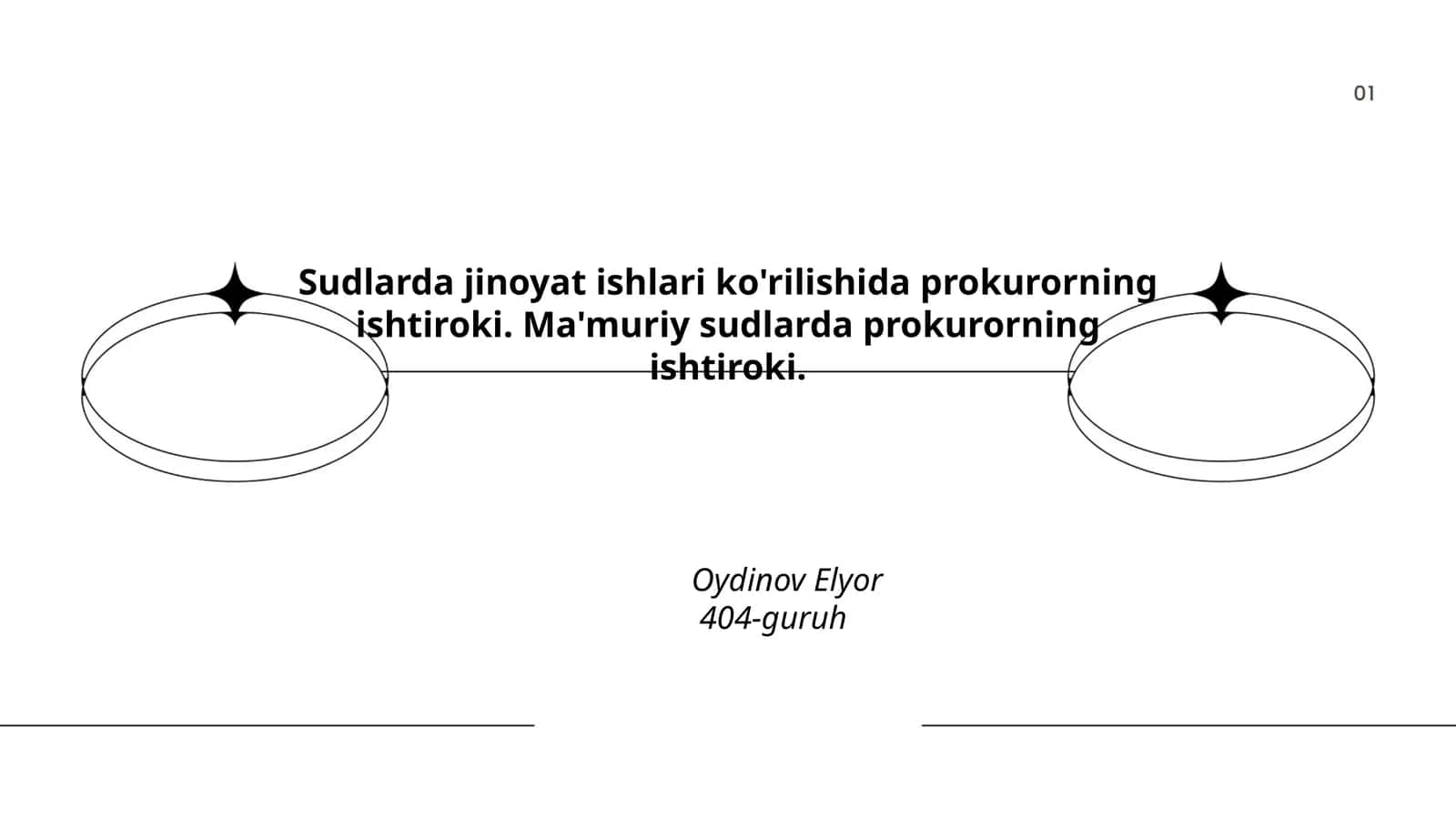 Prokurorning ishtiroki sudlarda jinoyat ishlari